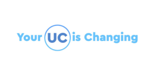 blue text that says Your UC is Changing