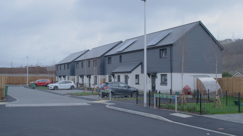 A photo of United Welsh's newest development, Wingfield Crescent.