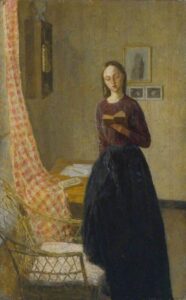 Self-portrait of artist Gwen John.