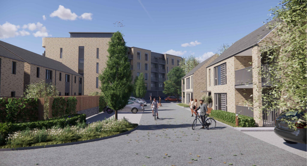 A CGI render of our new development Sanatorium Road in Cardiff.