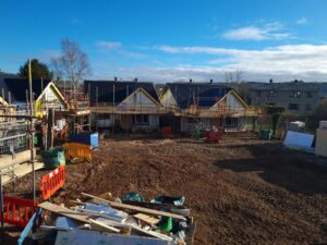 Construction of Austin Grange development. 