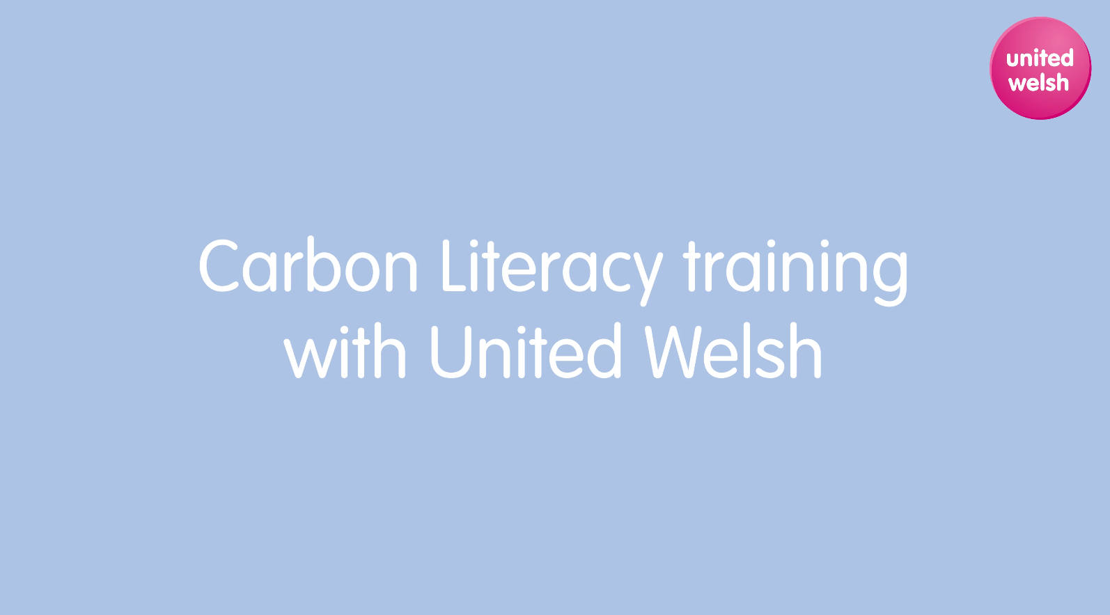 Carbon Literacy training with United Welsh