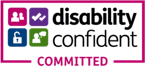 Disability Confident Committed logo